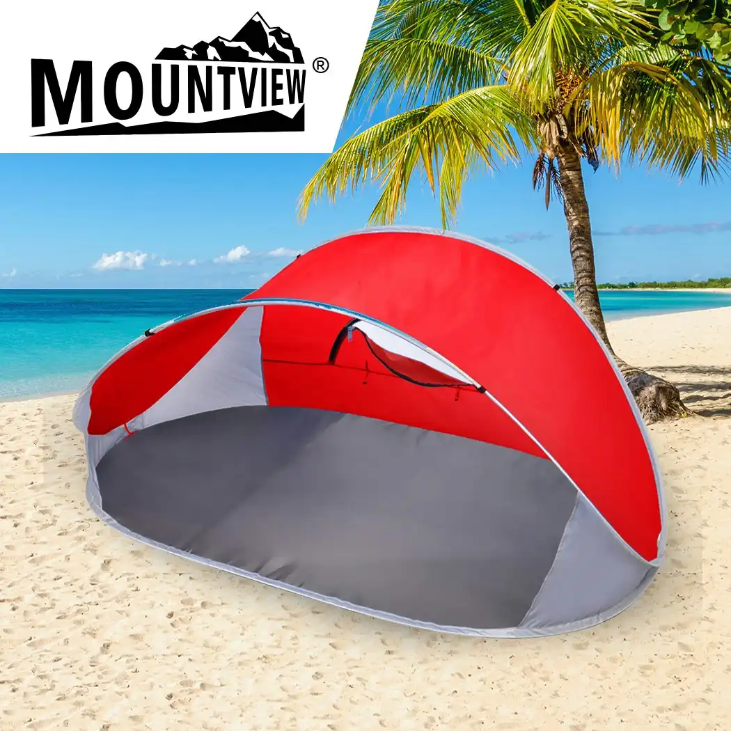 Mountview Pop Up Tent Camping Beach Tents 4 Person Portable Hiking Shade Shelter