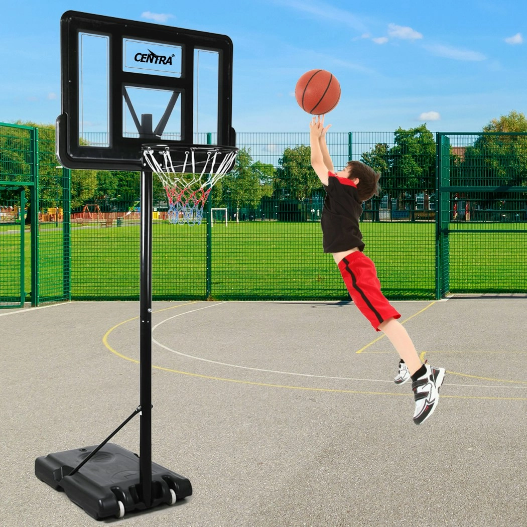 Centra Basketball Hoop Stand Portable 1.3-3.05M Height Adjustable Net Ring Adult