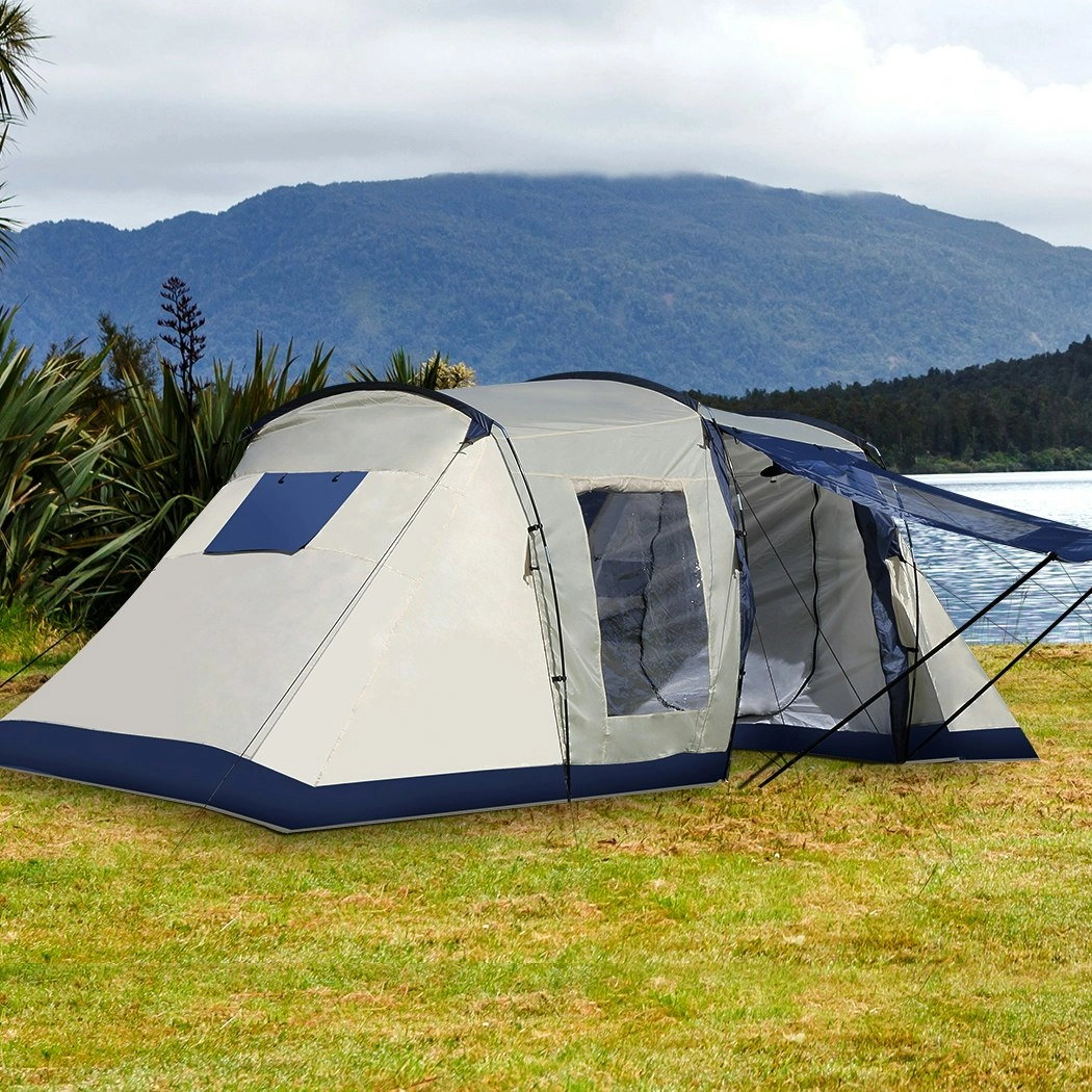 Mountview Large Family Camping Tent  Portable Outdoor Beach 6-8 Person Shelter