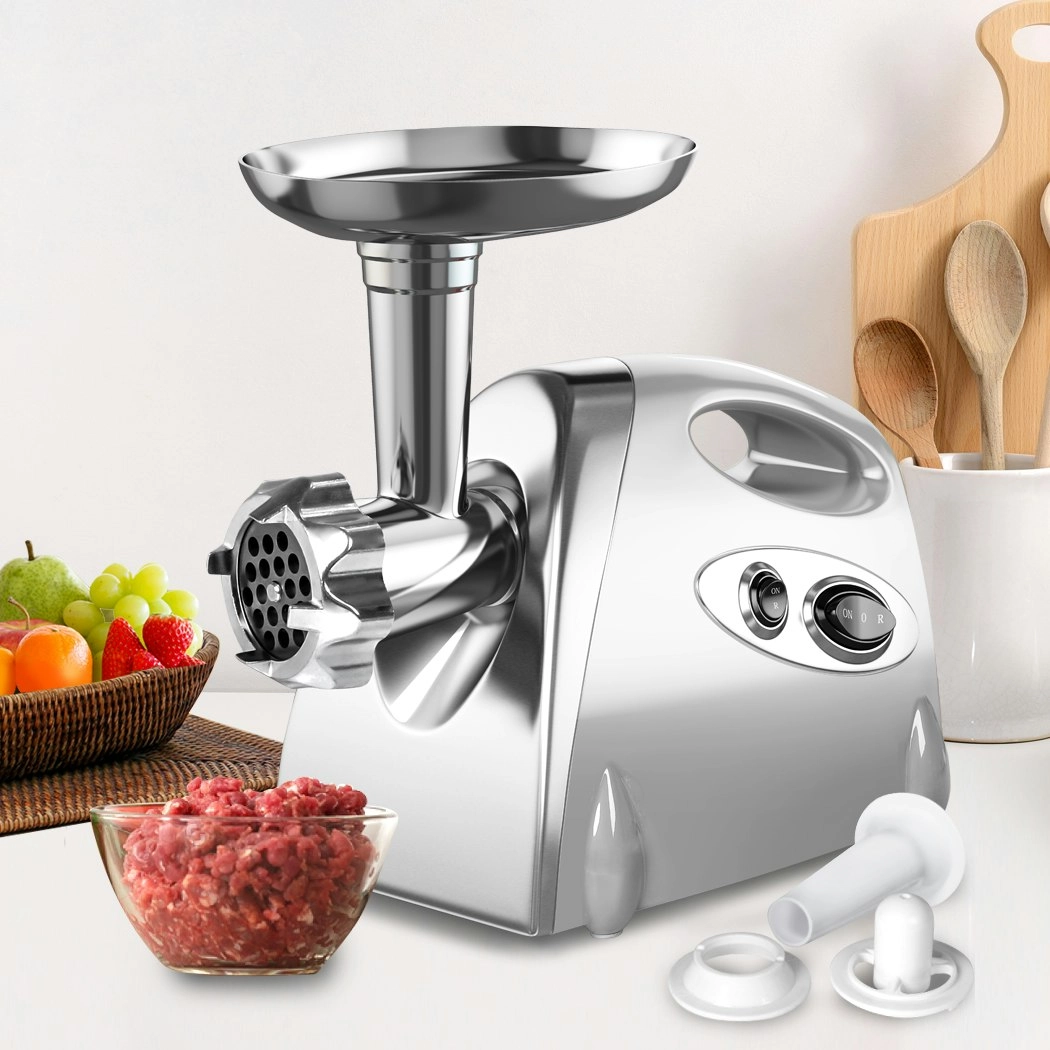 800W Electric Meat Grinder Mincer Sausage Filler Kibbe Maker Kitchen Tool Black