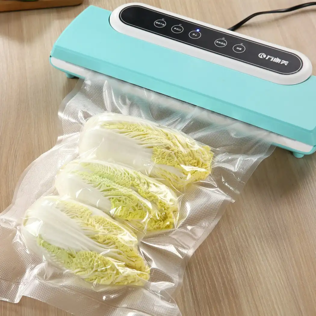Traderight Group  200x Food Vacuum Sealer Rolls Storage Bags Saver Seal Commercial Heat 16.5x25cm