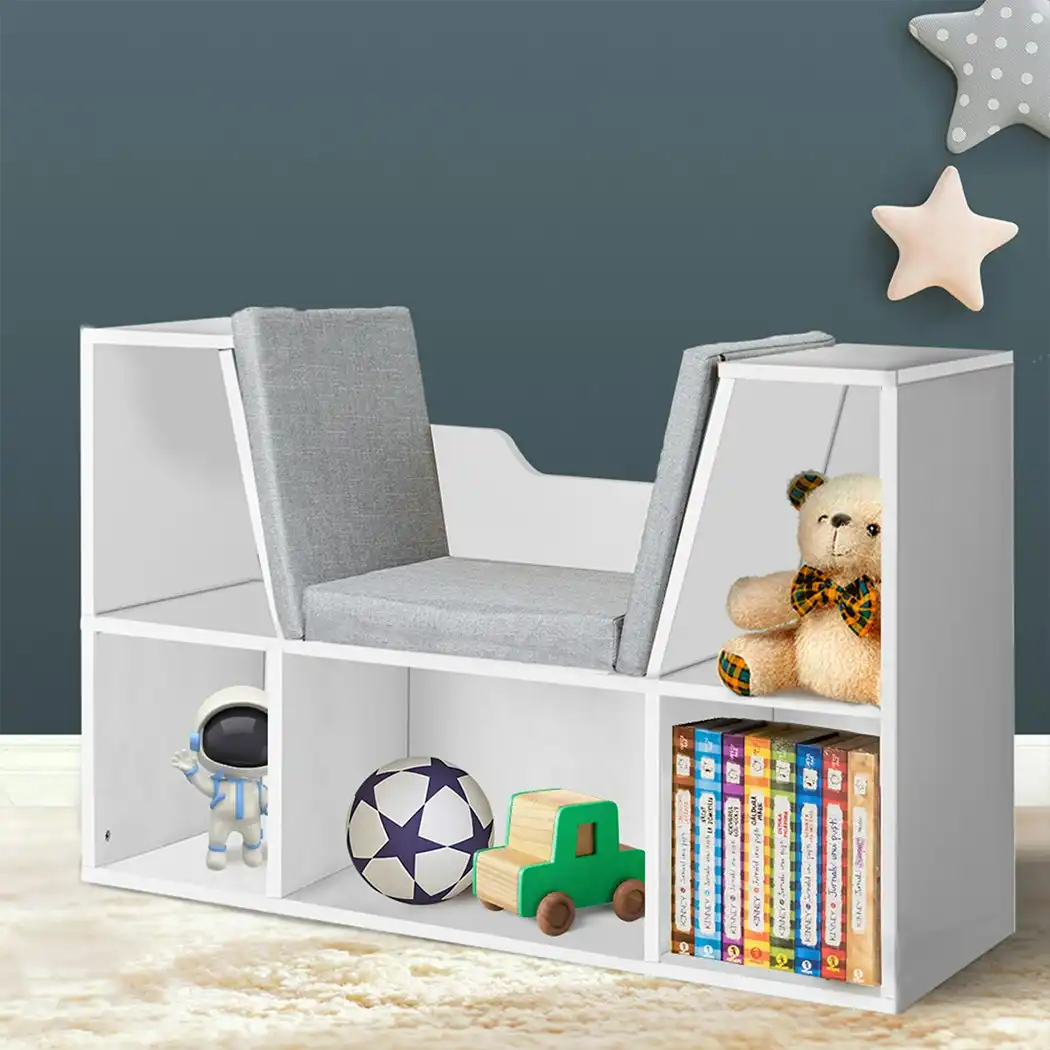 Levede Kids Bookcase Toys Box Shelf Storage Cabinet Container Children Organiser