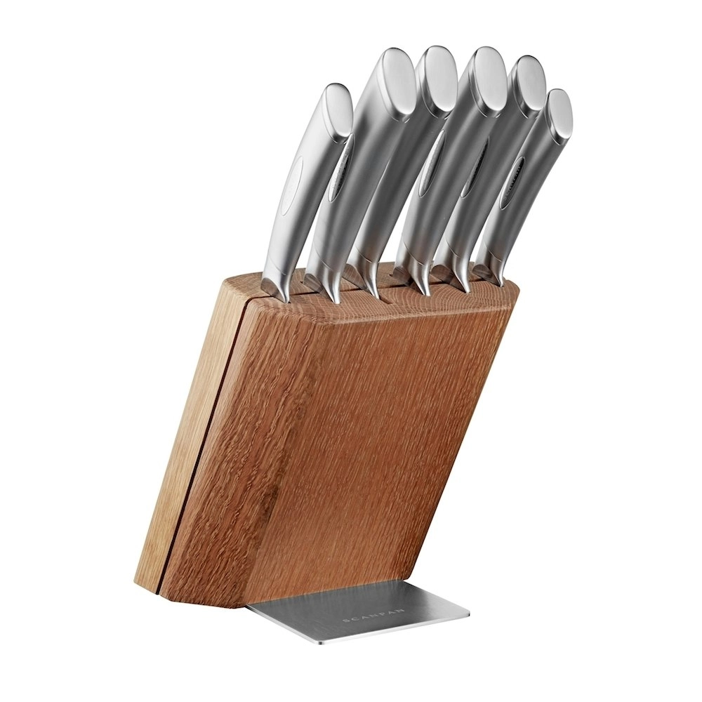 Scanpan Classic Oak 7 Piece Knife Block Set 7pc | 18381