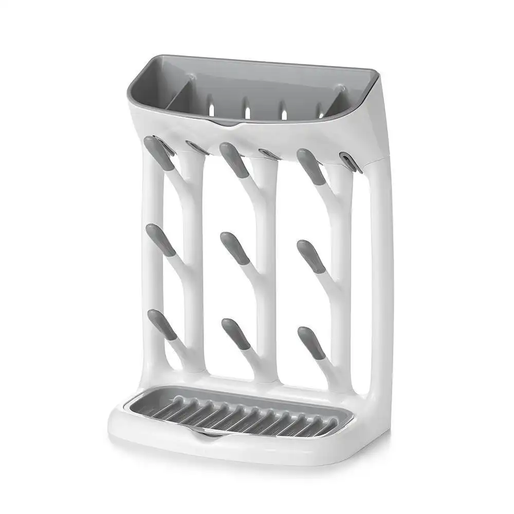 OXO Tot Space Saving Drying Rack | Grey Bottles Feeding Cups