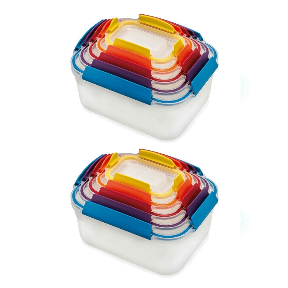 Joseph Joseph Nest Lock 10pc Food Storage Container Set Multi Colour 81081