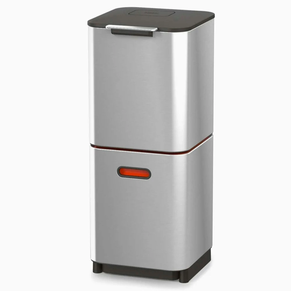 Joseph Joseph Totem Compact Waste Separation 40L Bin Stainless 30063