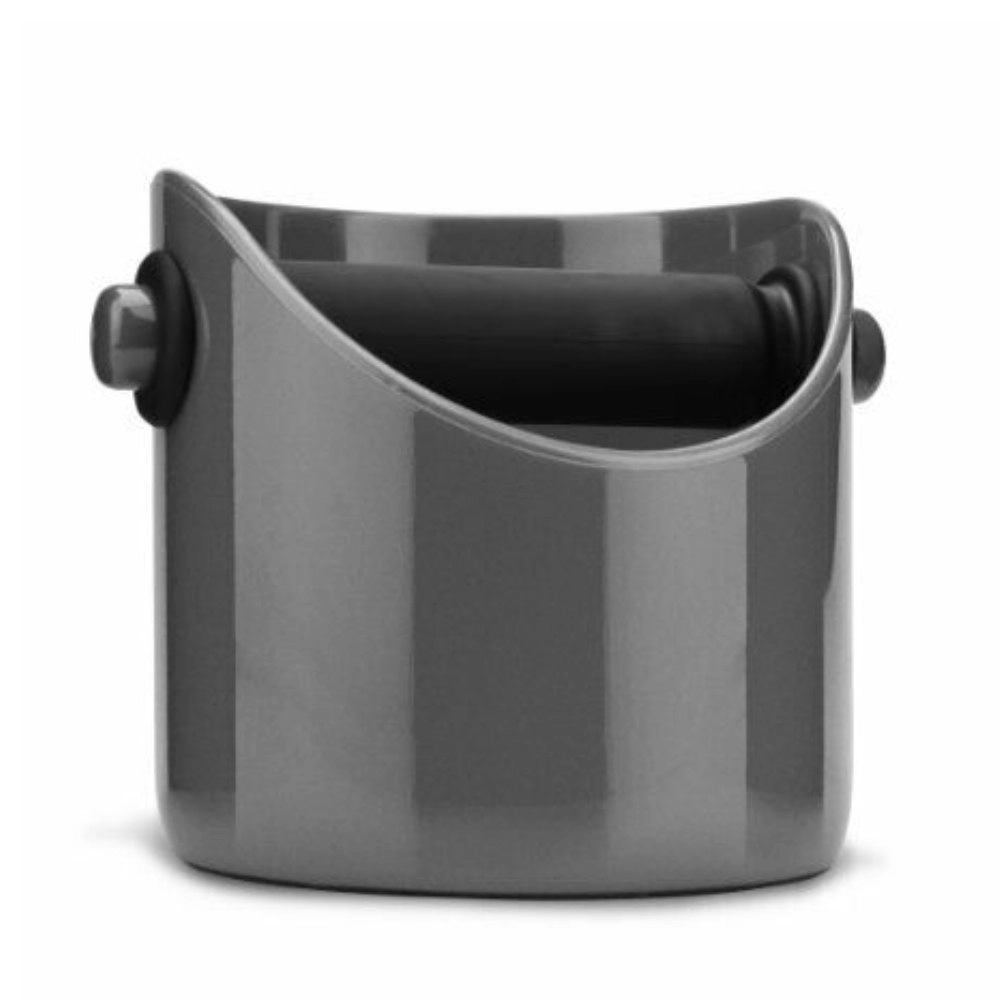 Grindenstein Coffee Knock Box Grinds Tamper Waste Bin | Grey