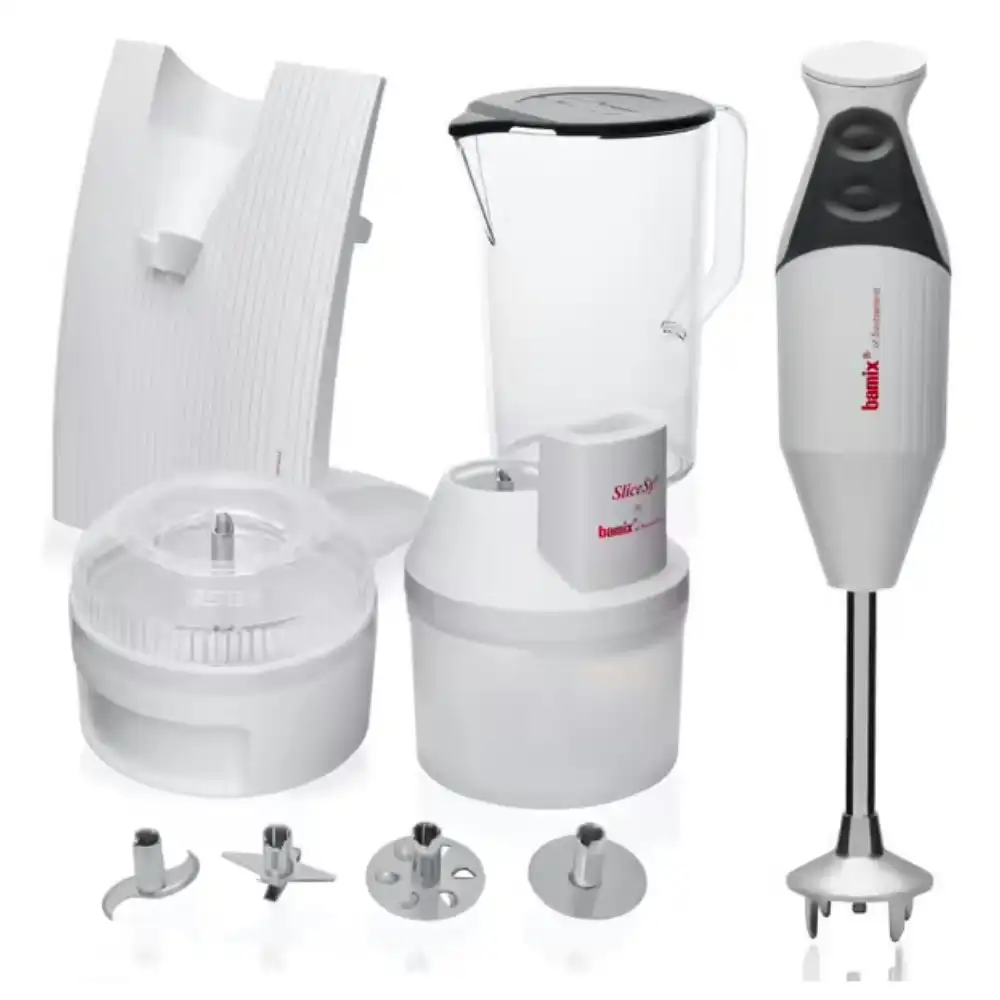 Bamix SwissLine Superbox Immersion Stick Blender 200W | Light Grey