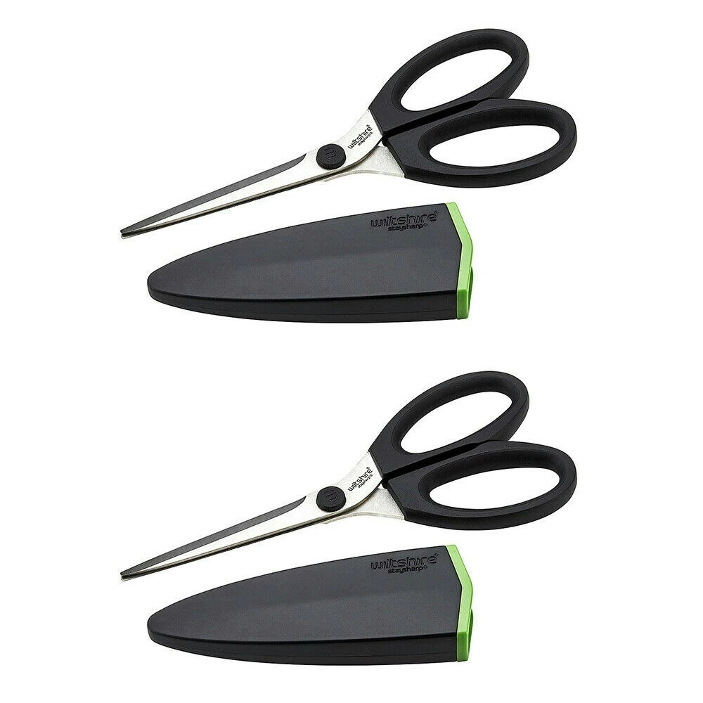 Wiltshire Staysharp Kitchen Scissors Cuts Poultry Hard & Soft foods | Set of 2