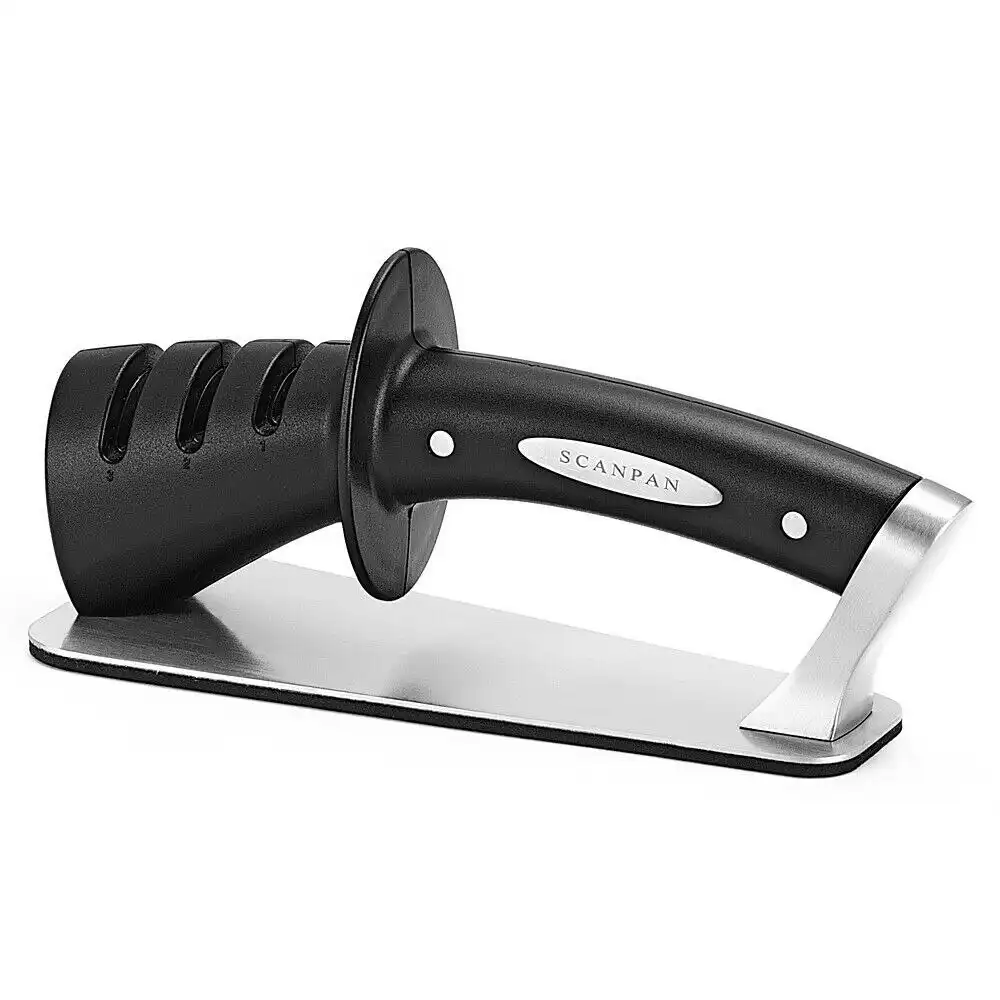 New Scanpan Classic Pull Thru Classic 3 Stage Step Knife Sharpener