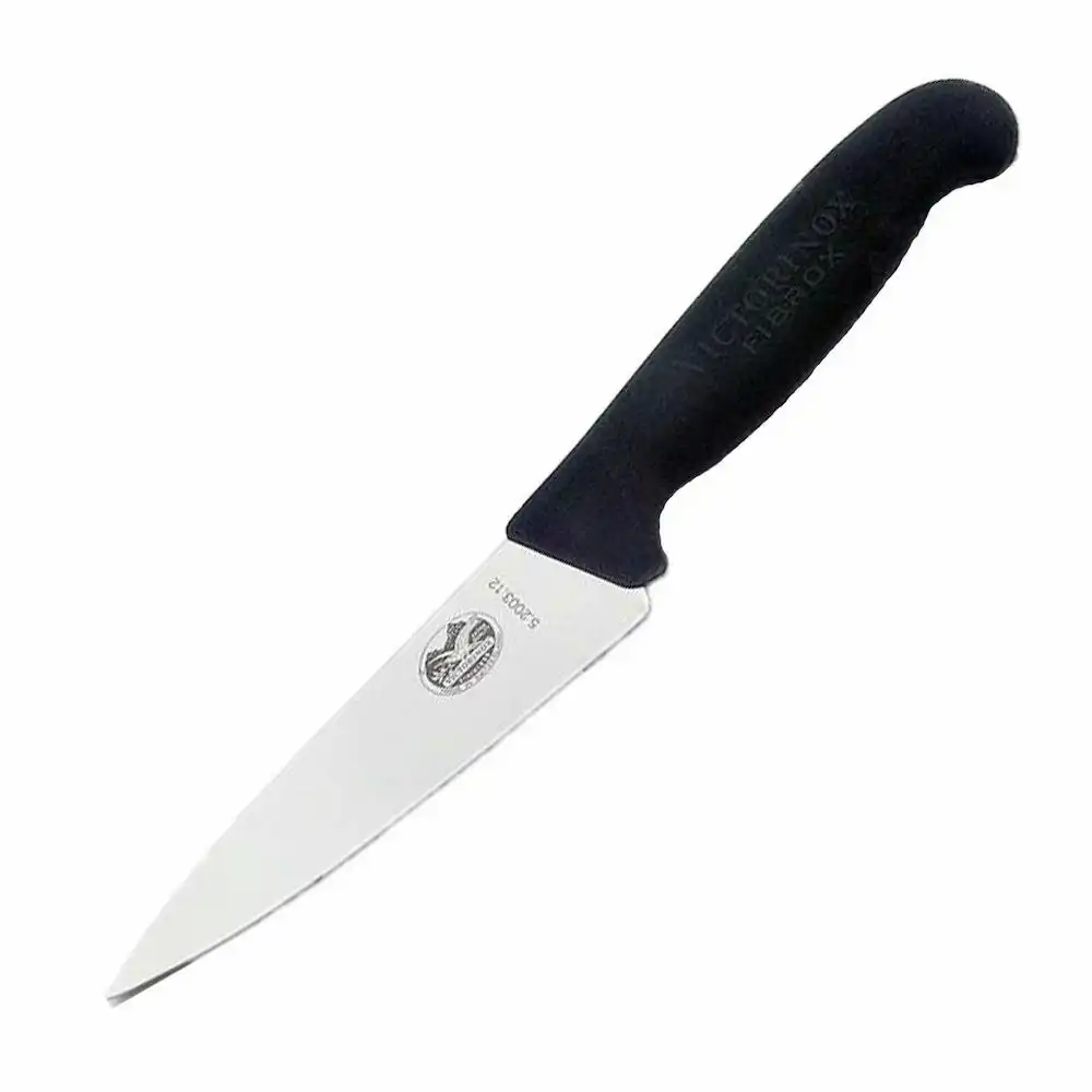 Victorinox Cooks Carving 12cm Knife Fibrox | Black 5.2003.12