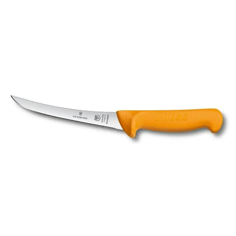 Victorionox Swibo Curved Flexible Boning Knife 6" / 16cm 5.8406.16 Butcher