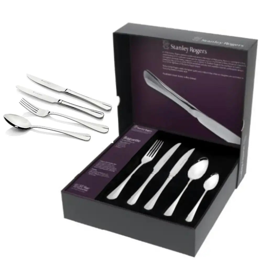 Stanley Rogers 40 Piece Stainless Steel Baguette Cutlery Set 40pc