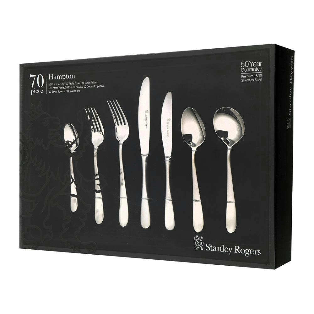 Stanley Rogers Hampton 70 Piece Stainless Steel 70pc Cutlery Set