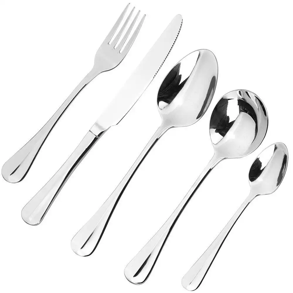 Stanley Rogers 30 Piece Stainless Steel Baguette Cutlery Set 30pc