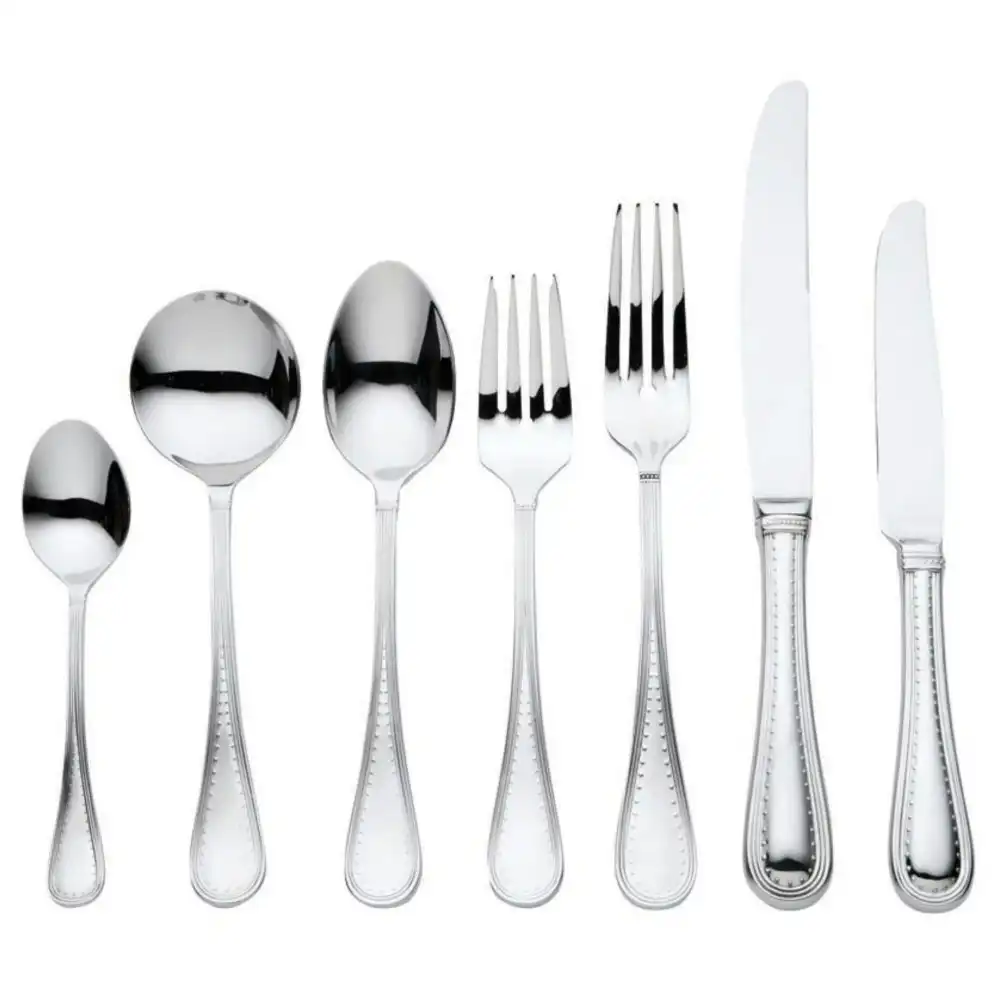 Verg Wang Wedgewood  Grosgrain Stainless Steel 56 Piece Cutlery Set 56pc