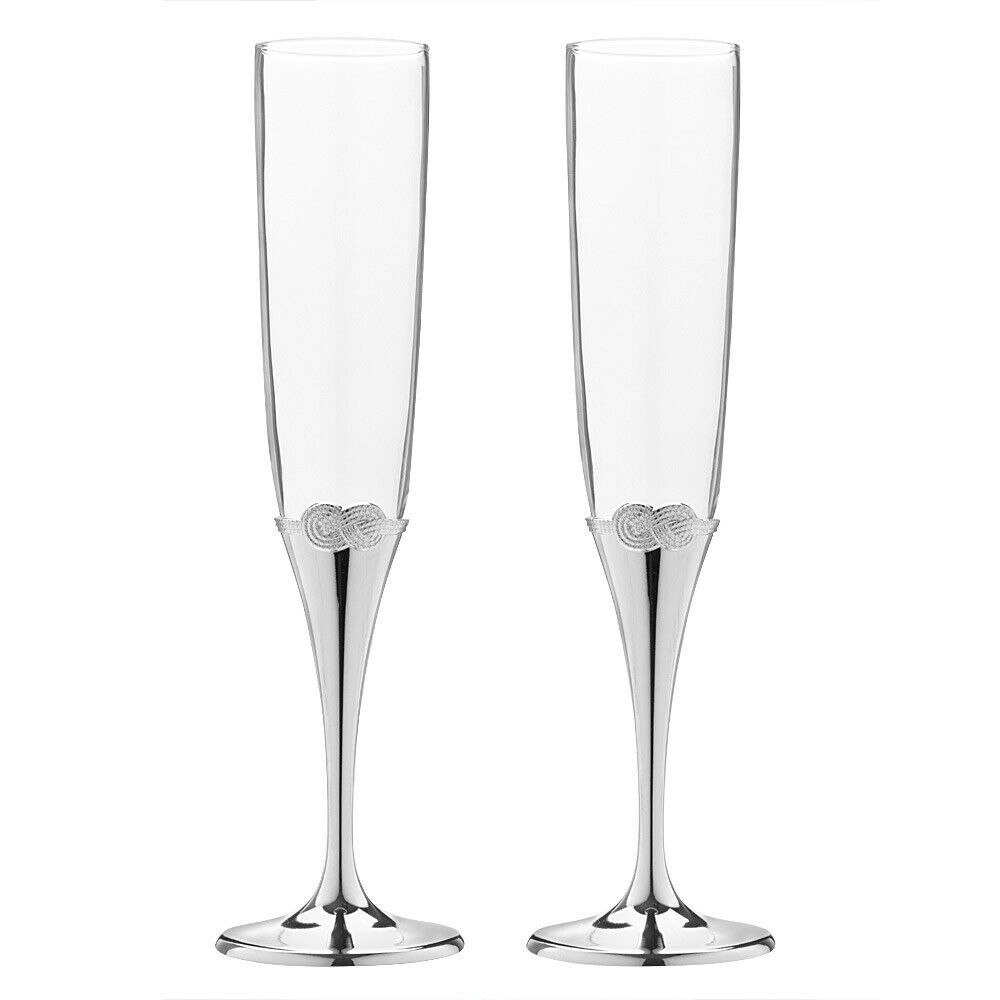 Vera Wang By Wedgwood Infinity Toasting Champagne Flute 2pc Set 175ml Set Of 2