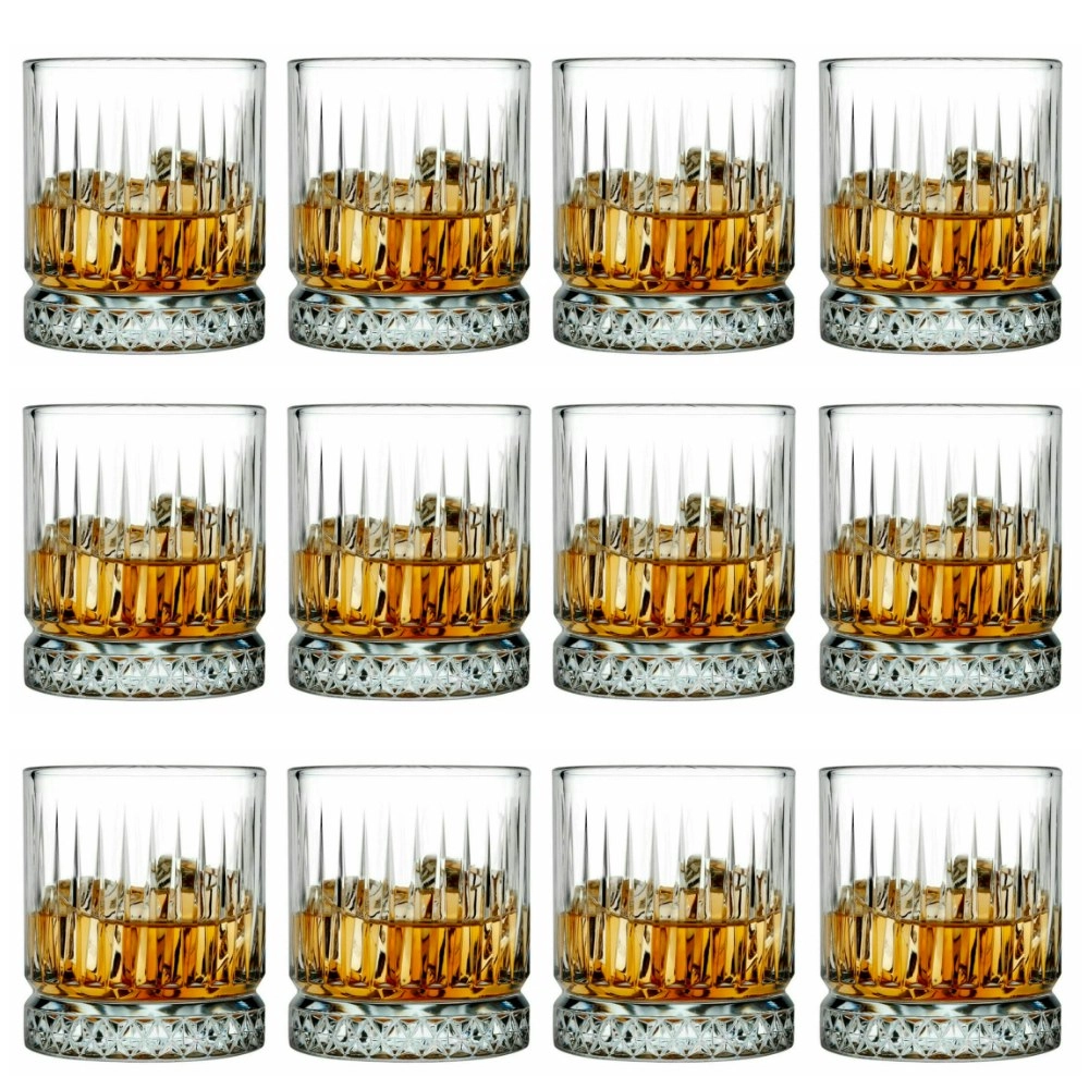 Pasabahce Elysia 355ml Whiskey Glass Tumbler | Set of 12