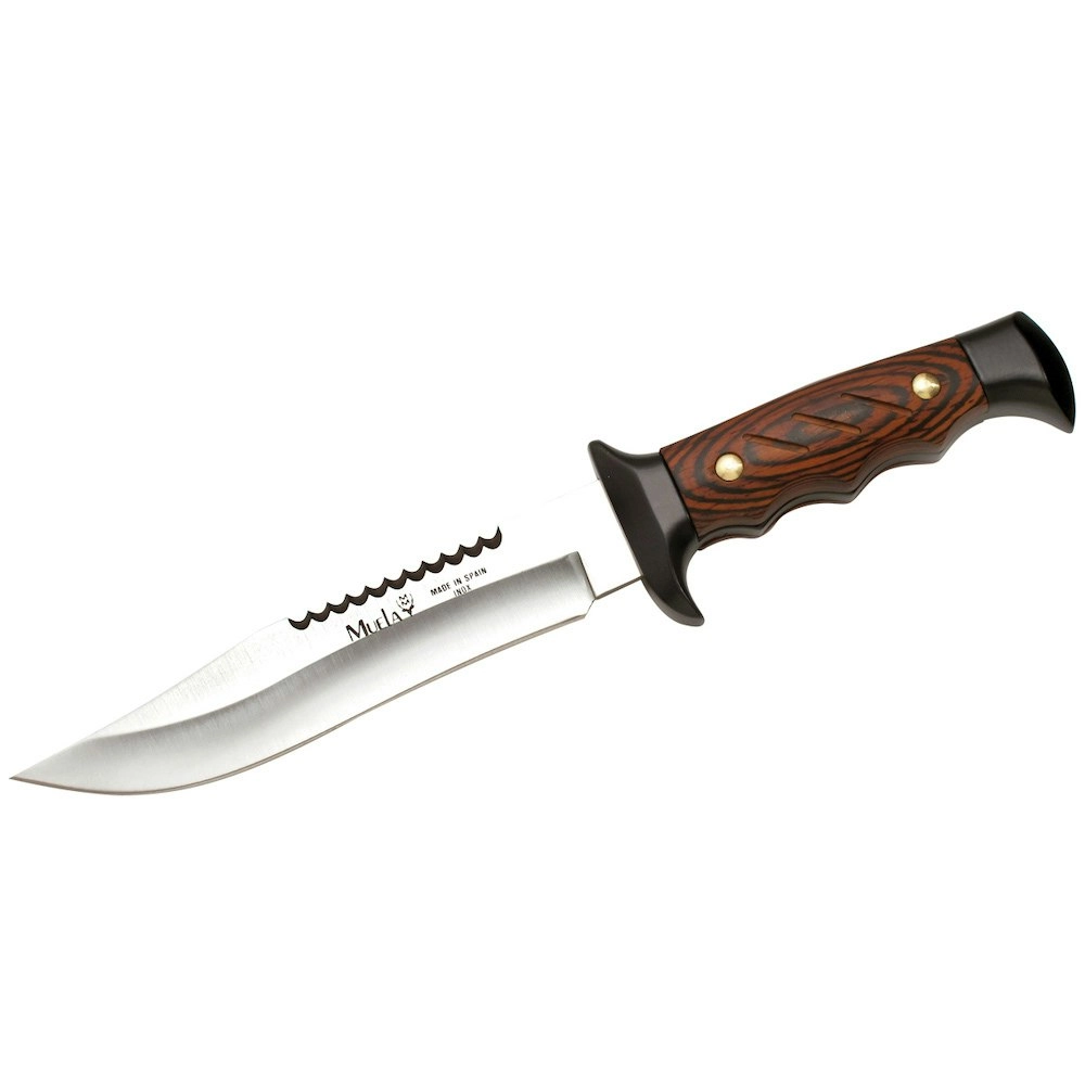 Muela Military Fishing Knife | Coral Wood Handle YM5161M