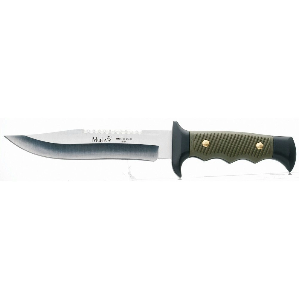 New Muela Military Hunting Fishing Knife | Green Handle