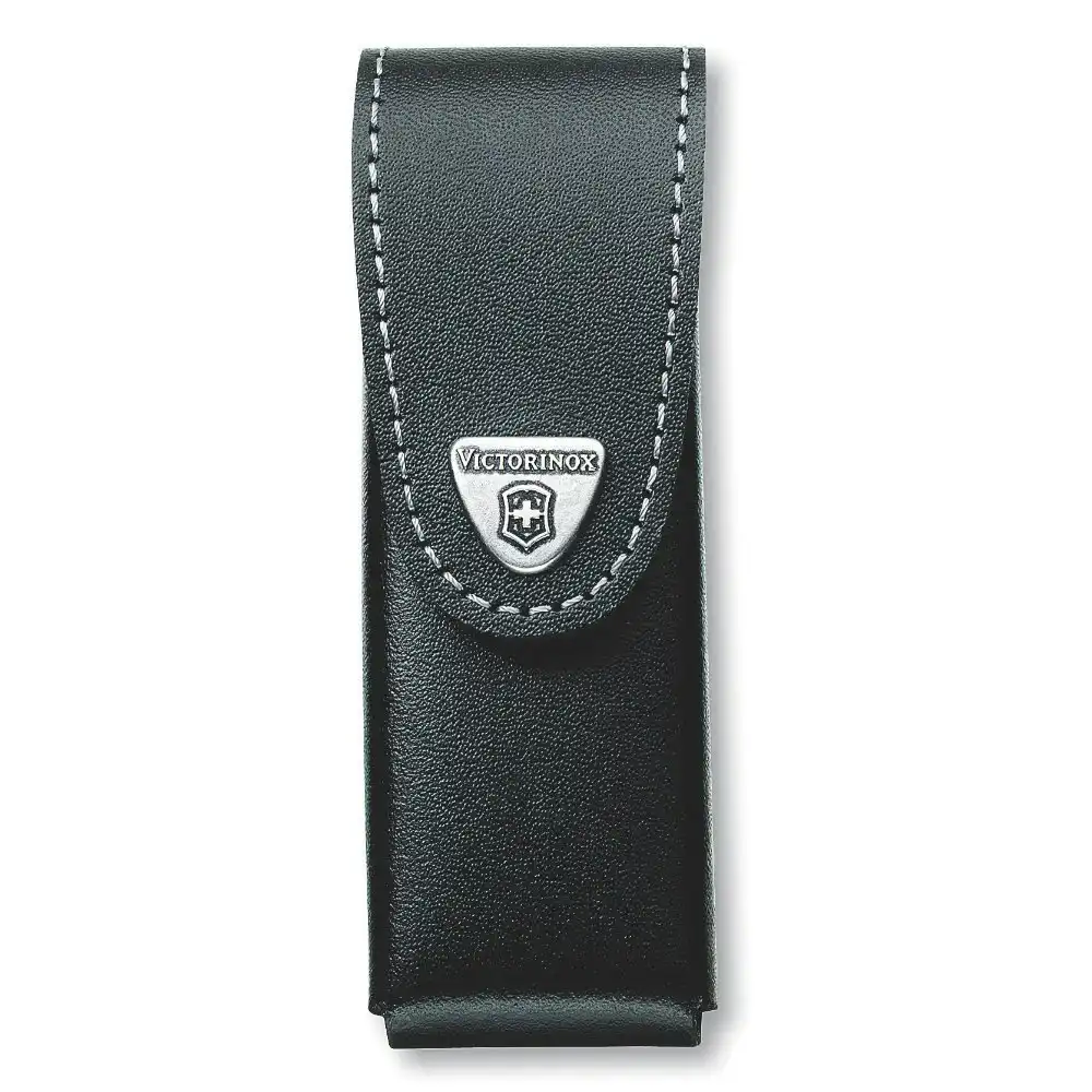 Victorinox Swiss Army Knife 4 6 Layer Lock Blade Leather Pouch Black 05623