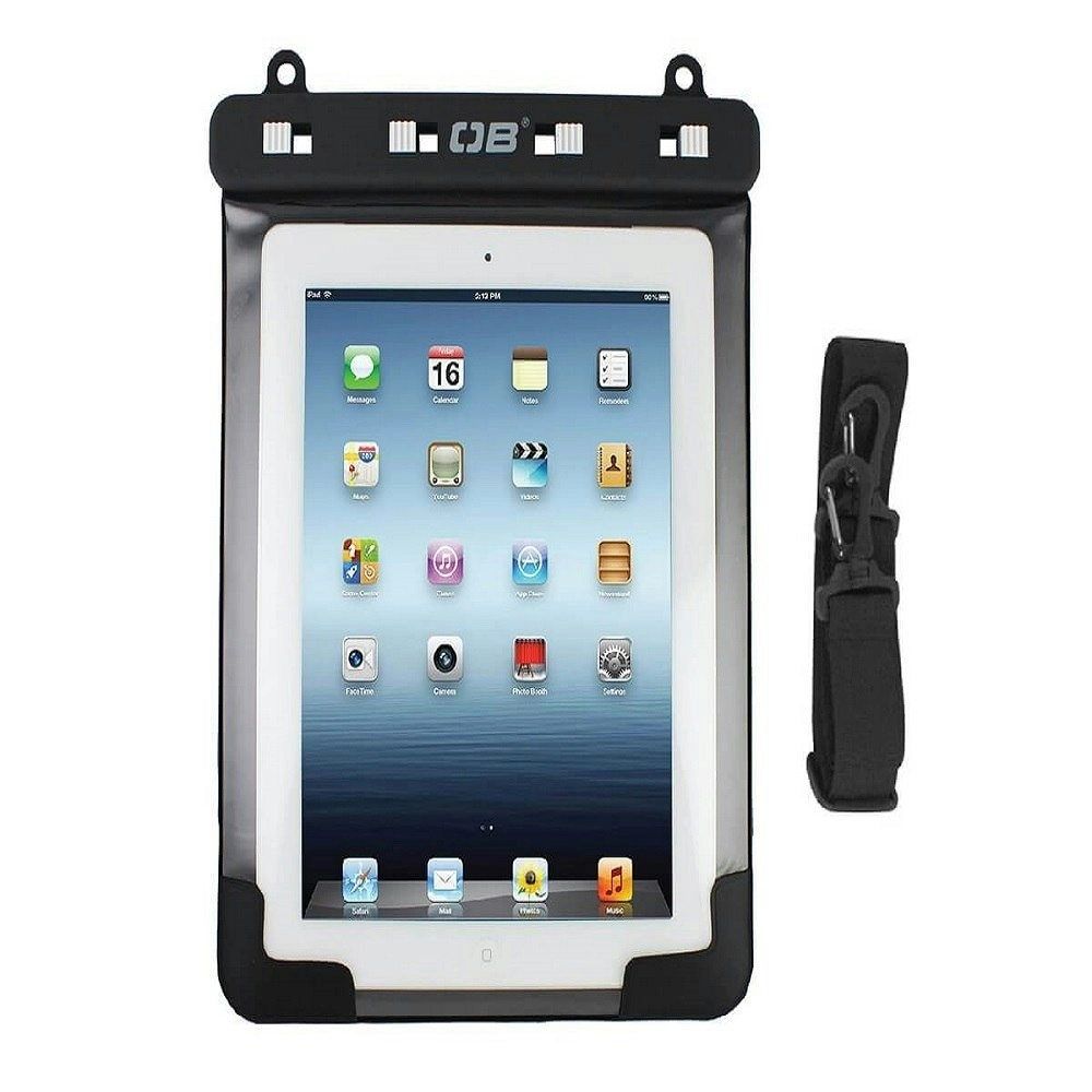 Overboard Large Waterproof Black Tablet Case Aob1086 Submersible Pouch