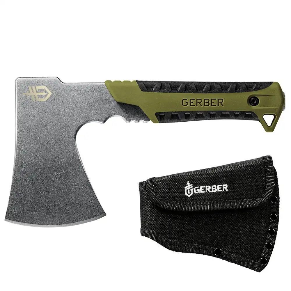 New Gerber Pack Hatchet Flat Sage Stainless Steel Axe 31003482