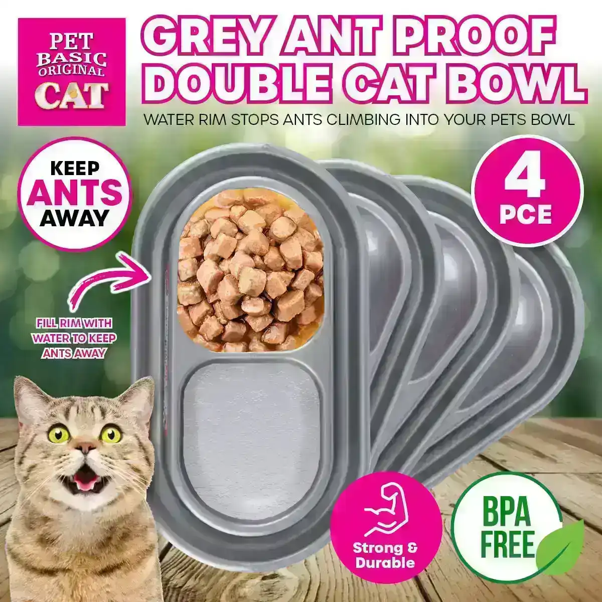 Ant resistant clearance cat bowl