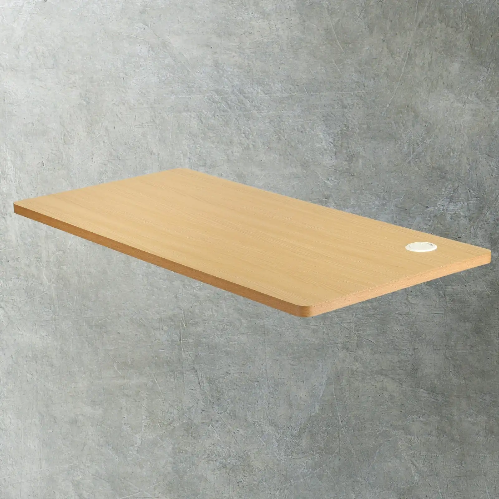 Oikiture 150cm Desk Top Electric Desk Board Computer Table OAK