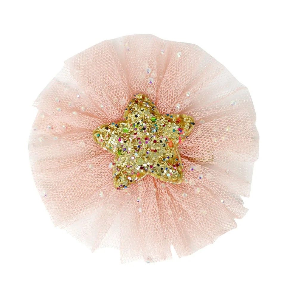 Pirouette Glitter Star Tulle Hairclip