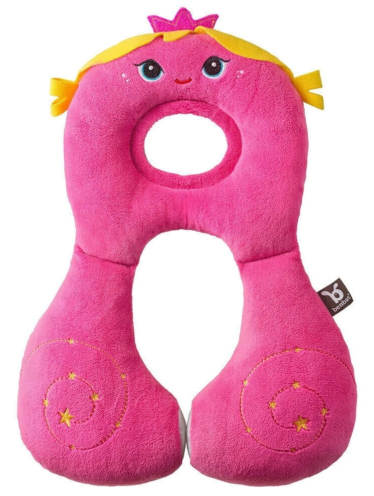 Benbat Pink Fairy Travel Friends Headrest 1 - 4 Years for Car, Stroller, Plane