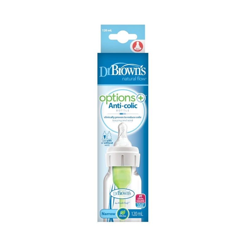 Dr Browns 120Ml Feeding Bottle 1 Teat 1 Pack