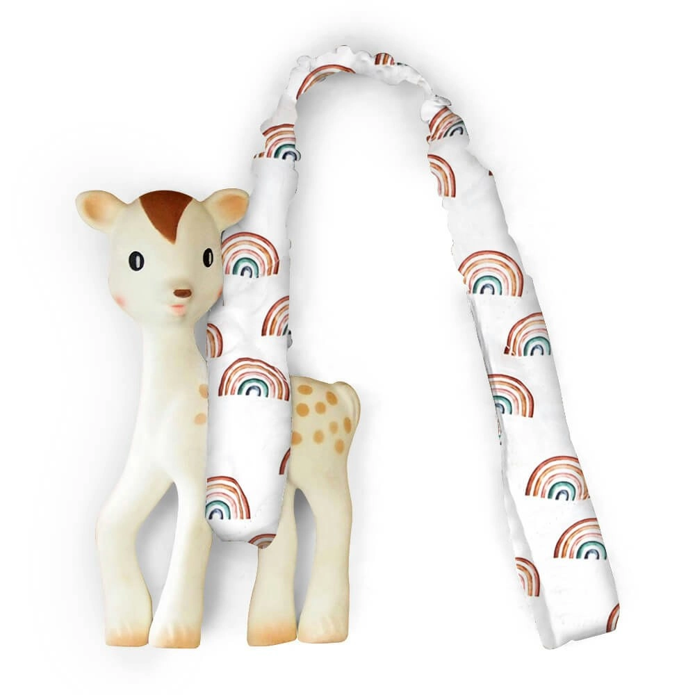 OutlookBaby Toy Strap Earthy Rainbows