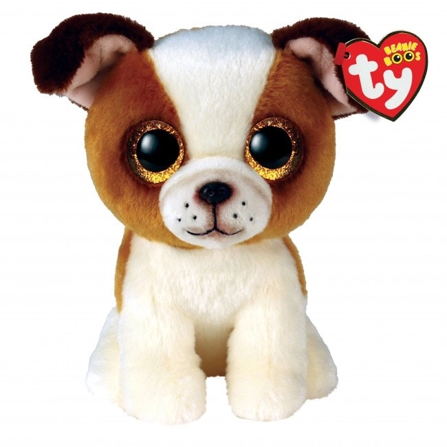 Beanie Boo Reg Hugo Dog Brown/White