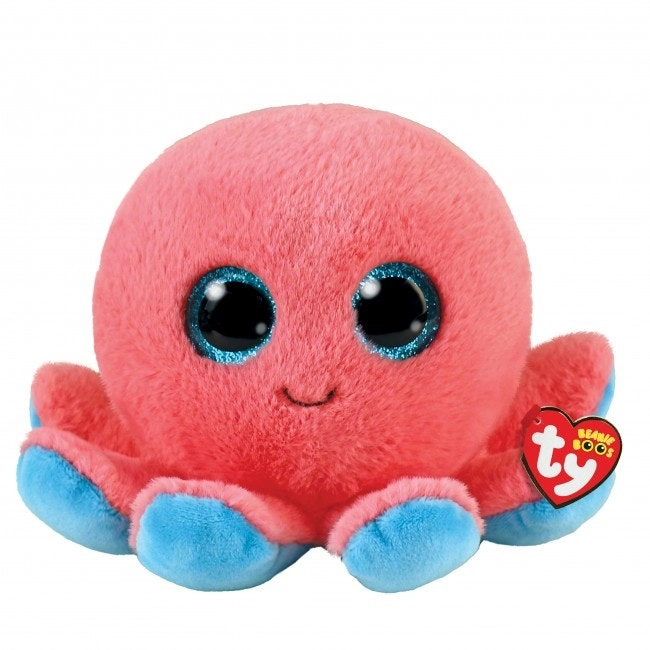 Beanie Boo Reg Sheldon Coral Octopus