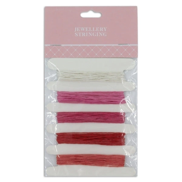 3m Jute Cord, Pinks- 5pc- Sullivans