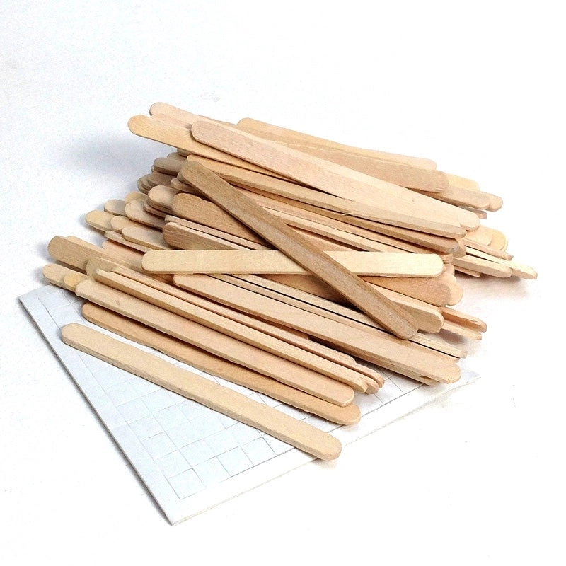 Arbee Mini Craft Sticks, Natural- 180pk