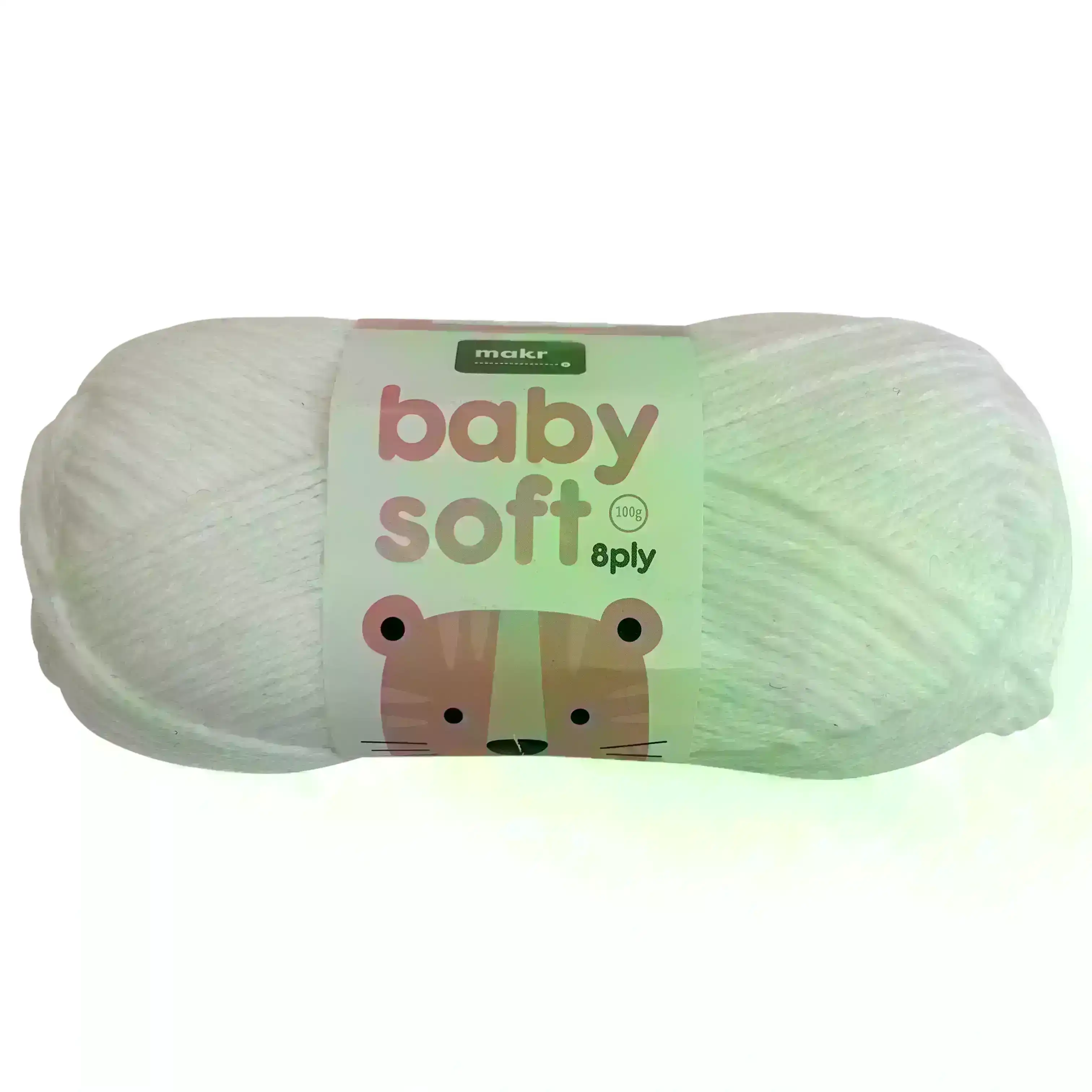 Makr Baby Soft Crochet & Knitting Yarn 8ply, Purple- 100g Acrylic