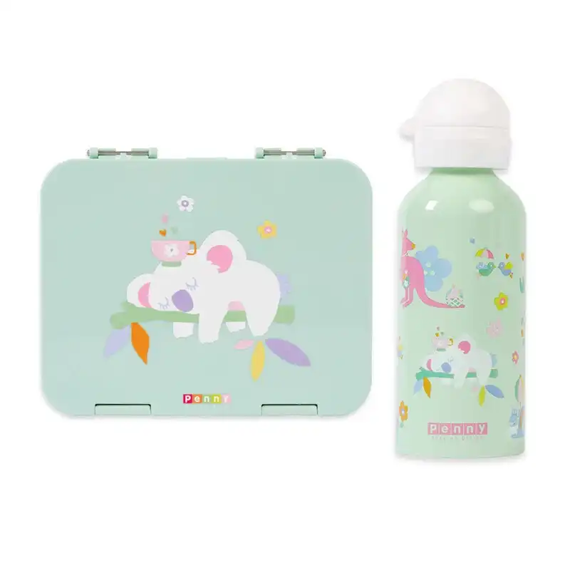 Penny Scallan Large Bento Box & Drink Bottle - Kipping Koala