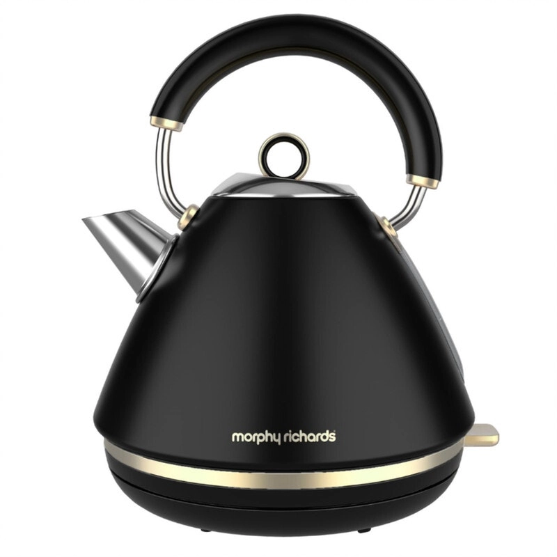 Morphy Richards Ascend Soft Gold Kettle - Satin Black