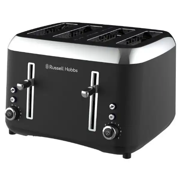 Russell Hobbs Addison 4S Toaster MBlack RHT514BLK