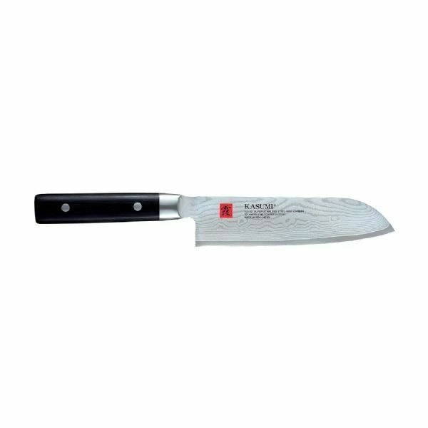 Kasumi 78208 Santoku Knife Black 18cm