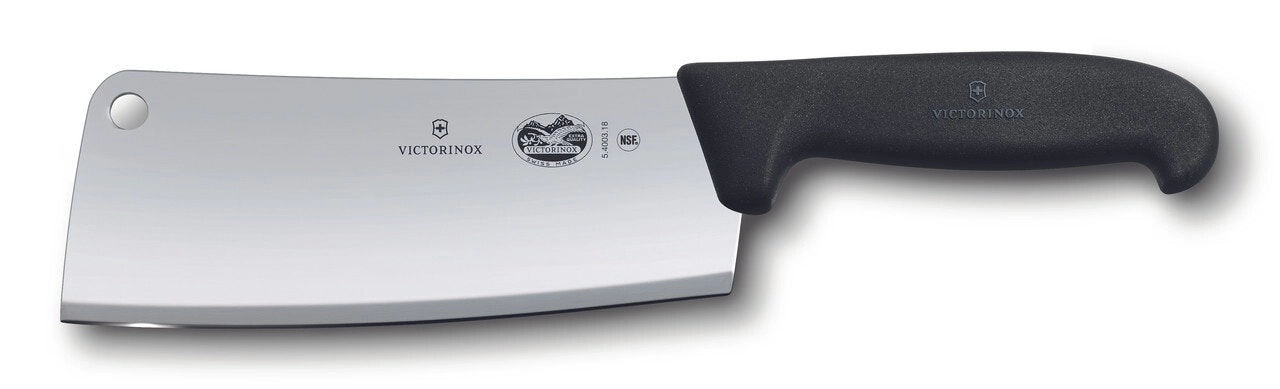 Victorinox Kitchen Cleaver, 18cm 280gr Fibrox - Black