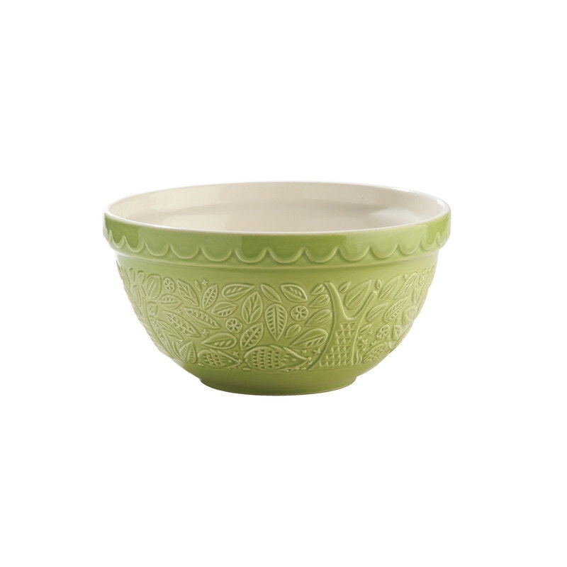 Mason Cash In The Forest 21cm Hedgehog Green Mixing Bowl