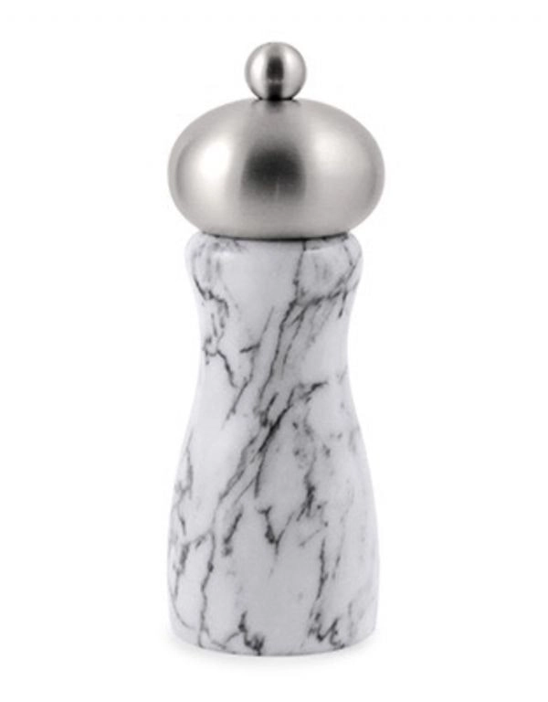 Swissmar 75880 Arctic White Marble Pepper Mill White Marble 15cm