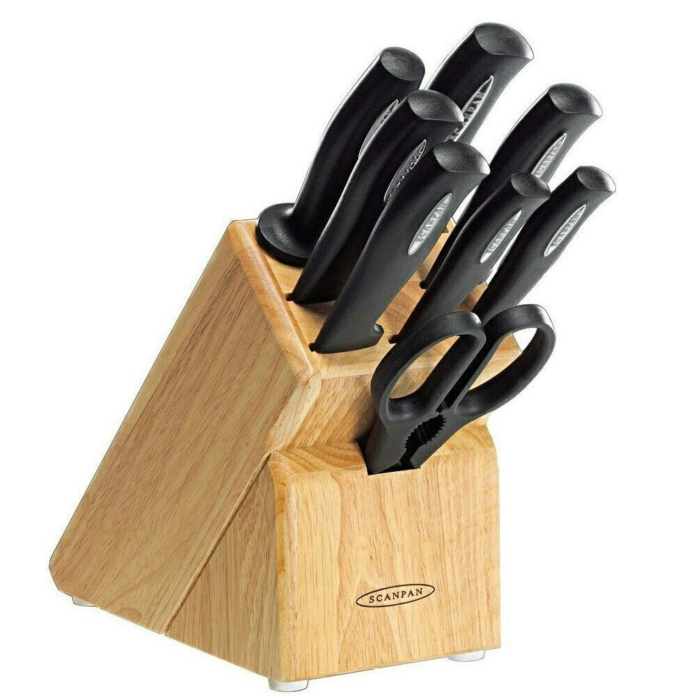 Scanpan Microsharp 9pc Knife Block Set - 18589