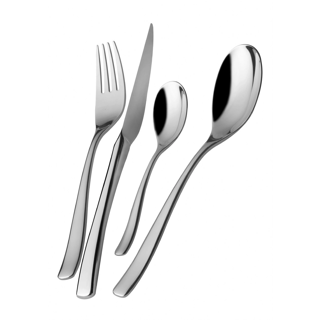 Bugatti Amalfi 24 Piece Cutlery Set - Stainless Steel