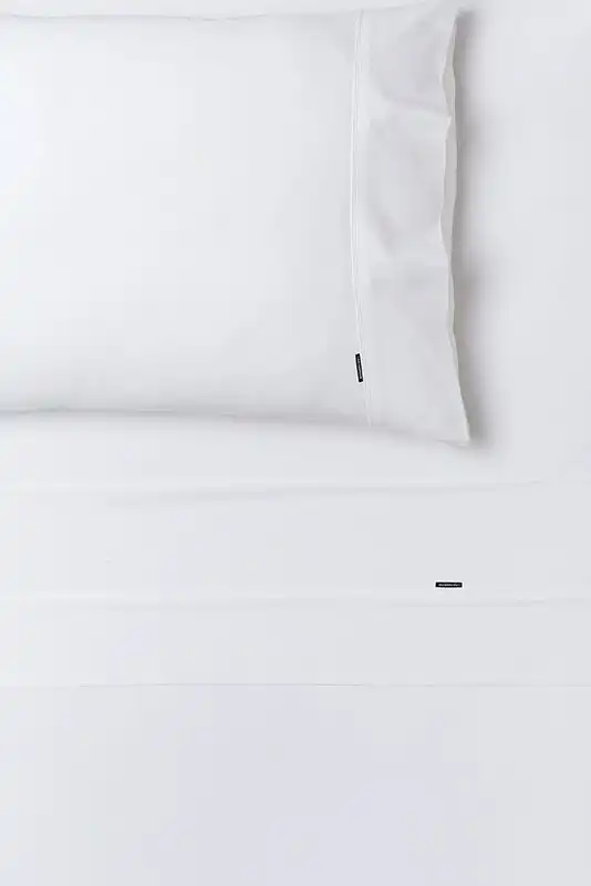 Linen House Nara White Sheet Set - Queen