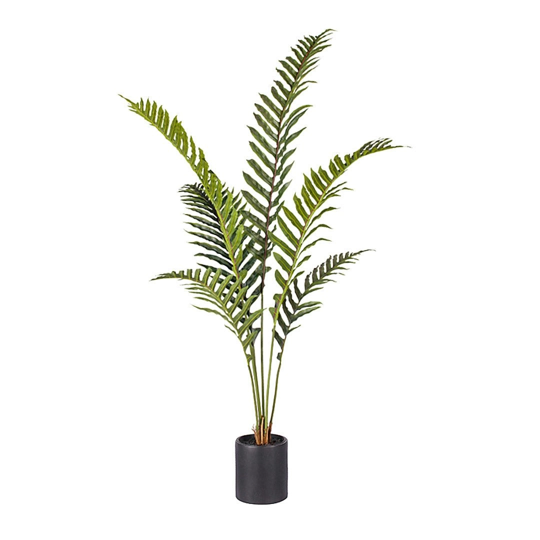 Soga 150cm Artificial Green Rogue Hares Foot Fern Tree Fake Tropical Indoor Plant Home Office Decor