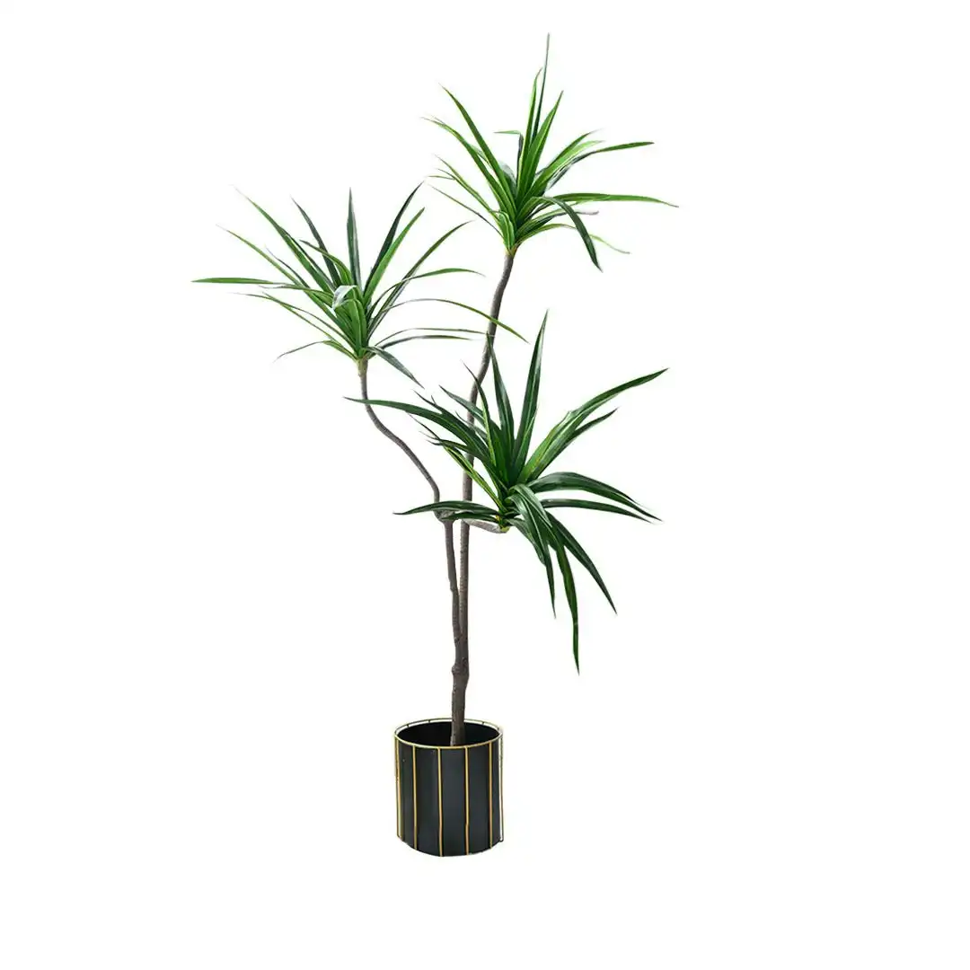 Soga 180cm Green Artificial Indoor Brazlian Iron Tree Fake Plant Decorative 3 Heads